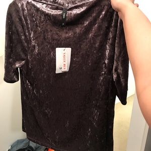 Velvet top